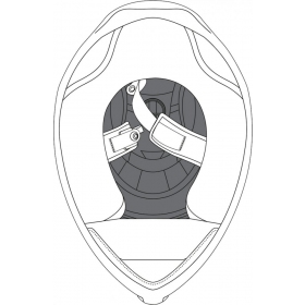 AGV K-6 / K-6 S Helmet Crown Pads