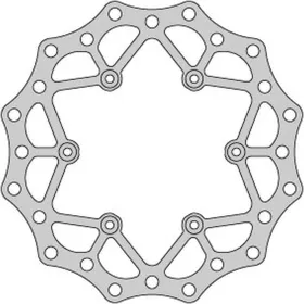Delta braking rear disc (245x115x4mm) Yamaha YZ / WRF / YZF 125-450 02-21