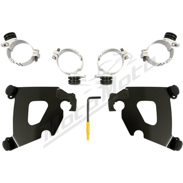 MEMPHIS SHADES HD Cafe Fairing Trigger-Lock Hardware Kit Harley Davidson FXBB / FXBBS / FXD / FXDB / FXDBB / FXDBP / FXDC / FXDI / FXDL / FXST 1450-1800 06-24