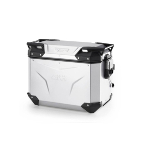 Givi Trekker Outback EVO 44L Natural Alu side-case Right