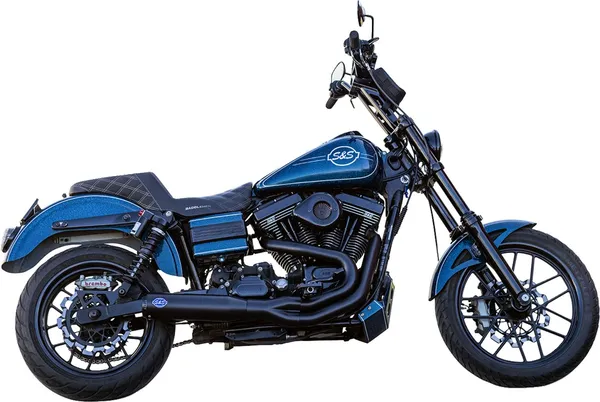 S&S CYCLE 2-into-1 Qualifier Exhaust System Harley Davidson FXD / FXDB / FXDBI / FXDC / FXDCI / FXDI 1450-1800cc 06-07