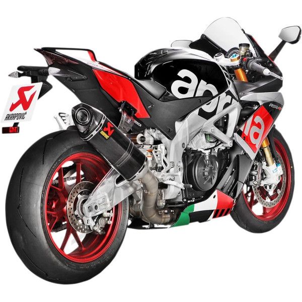 AKRAPOVIC Evolution Line Titanium / Carbon Fiber Exhaust System Aprilia RSV4 / Tuono 1000-1100 15-20