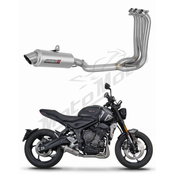 Triumph Trident 660 2021-2024 Dominator Full Exhaust System GPF + dB killer