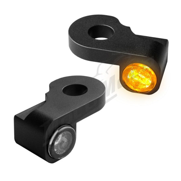 HEINZ BIKES NANO Series Handlebar Turn Signals Harley Davidson VRSCA / VRSCAW / VRSCD / VRSCX / CRSXF 1130/1250 02-17