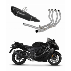 Suzuki GSX 1300 R Hayabusa 2021-2024 Full Exhaust System Collector Silencer HP6 BLACK