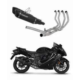 Suzuki GSX 1300 R Hayabusa 2021-2024 Full Exhaust System Collector Silencer HP6 BLACK