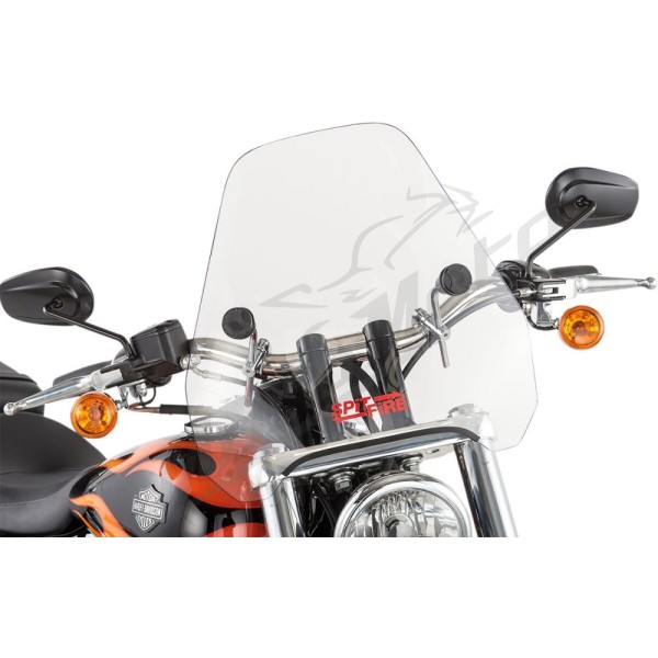 SLIPSTREAMER S-06 Spitfire Sport Shield 15" Clear Ducati / Harley Davidson / Honda / Indian / Kawasaki / Suzuki / Triumph / Victory / Yamaha 250-1900cc 68-25