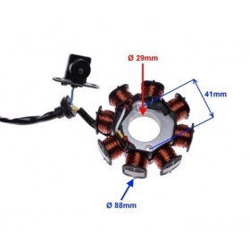 Stator ignition PEUGEOT VERTICAL ELYSEO/ KISBEE/ SPEEDFIGHT/ VIVACITY 100cc 2T (with immobilizer)