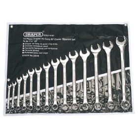 DRAPER Combination Wrenches Set in Inches 14 pcs