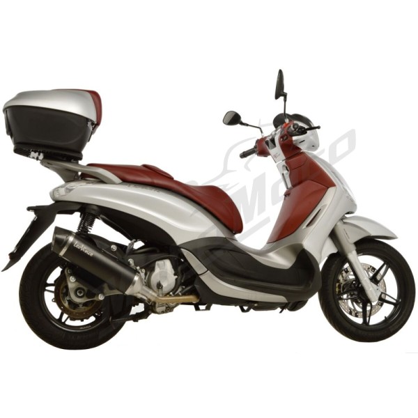 LEOVINCE Nero Slip-On Muffler - Stainless Steel PIAGGIO BEVERLY 350 11-16