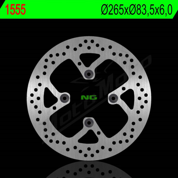 NG BRAKES Rear Fixed Brake Disc 265mm Ducati Diavel / Multistrada / XDiavel 1200-1260cc 11-21