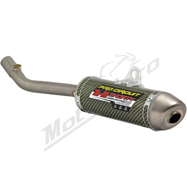 PRO CIRCUIT Ti-2 Silencer Carbon-Aramid Fiber/Titanium Kawasaki KX 125 03-08