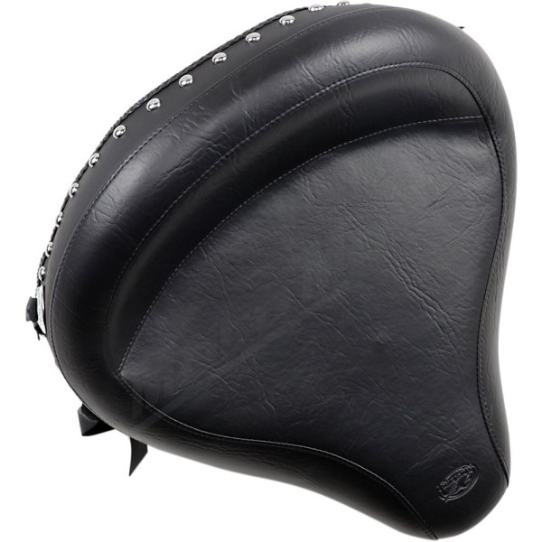 MUSTANG Wide Vintage Solo Seat Harley Davidson FLST / FLSTC / FLSTF / FLSTN / FLSTS / FXST / FXSTB / FXSTC / FXSTS / FXSTSB 1340cc 85–99