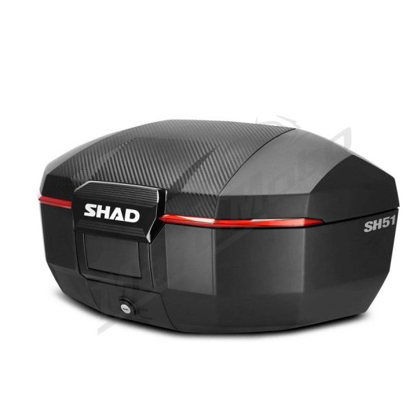 SHAD Rear storage box SH51 black / carbon fiber 59x45.5x30cm
