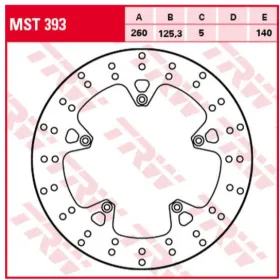 TRW Front Brake Disc Aprilia / Gilera / Piaggio 125-500cc 04-15