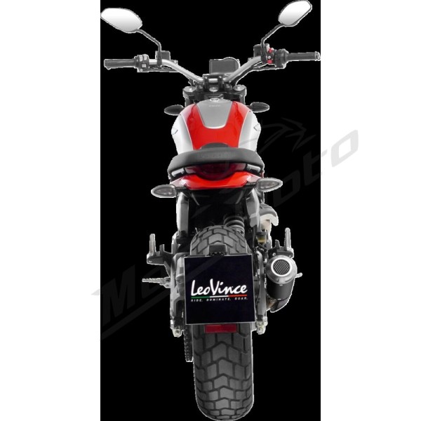 LEOVINCE LV-10 Slip-On Muffler DUCATI SCRAMBLER 803 23-24