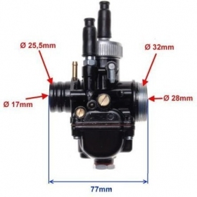 Carburetor 56551 17,5mm PHBG (Manual choke)