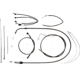 MAGNUM SHIELDING Black Pearl Handlebar Installation Kit 38/43cm Harley Davidson FLHT / FLHTK / FLHXSE 1750/1977 21-24