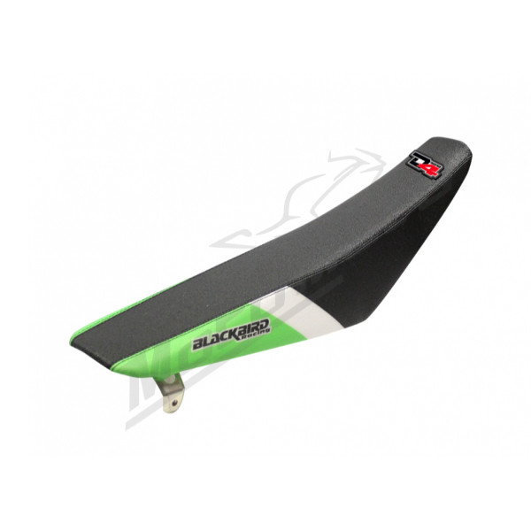 Blackbird seat cover DREAM 4 KAWASAKI KX 85 14-23 Black/Green