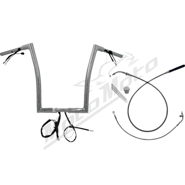FAT BAGGERS INC. 1-1/4" EZ Install Flat Top Sharknose Handlebar Kit 32mm 89cm (40,5cm)