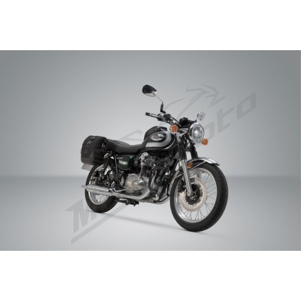 SW-MOTECH Legend Gear LC2 Side Bag System Black Edition Kawasaki W 800 11-24
