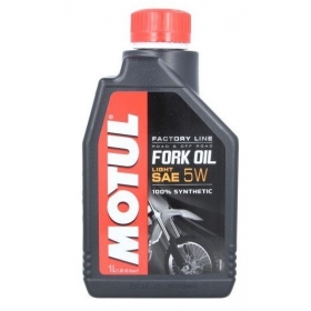 Amortizatorių alyva sintetinė MOTUL FORK OIL FACTORY LINE LIGHT 5W - 1L