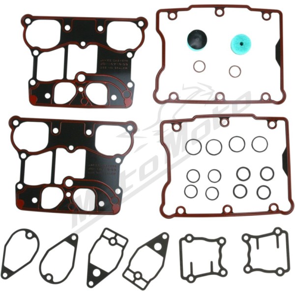 JAMES GASKET Rocker Box Gasket Kit Harley Davidson 1450-1800cc 1999-2017