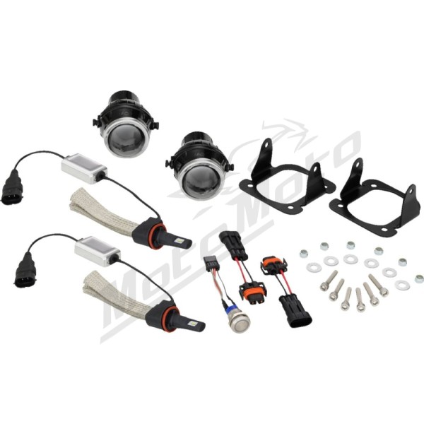SHOW CHROME LED Fog Light Kit CAN AM SPYDER 1330 15-22