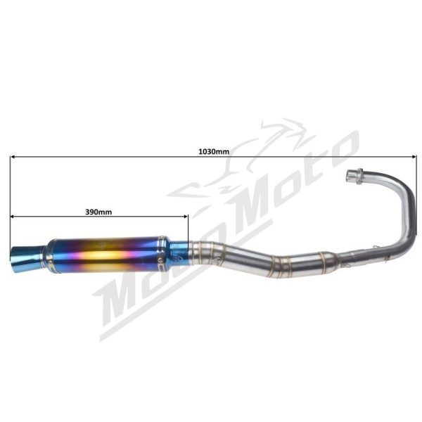 Exhaust ROMET ZETKA 125 2015-2016