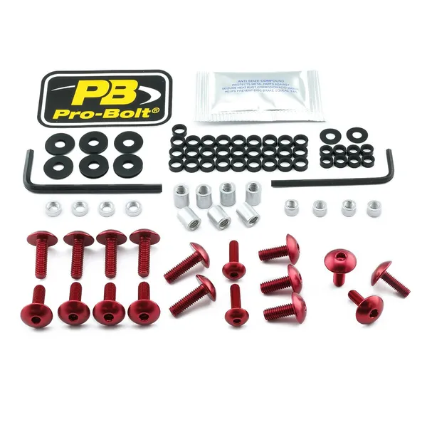 PRO BOLT Aluminium Fairing Bolt Kit for Suzuki GSX 1300cc 12-15