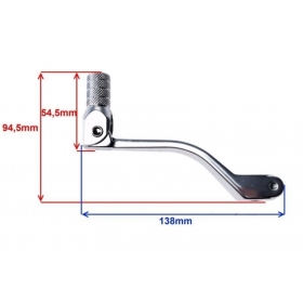 Gear shifting lever AM6 / DERBI D50B0 / EBE050 2T