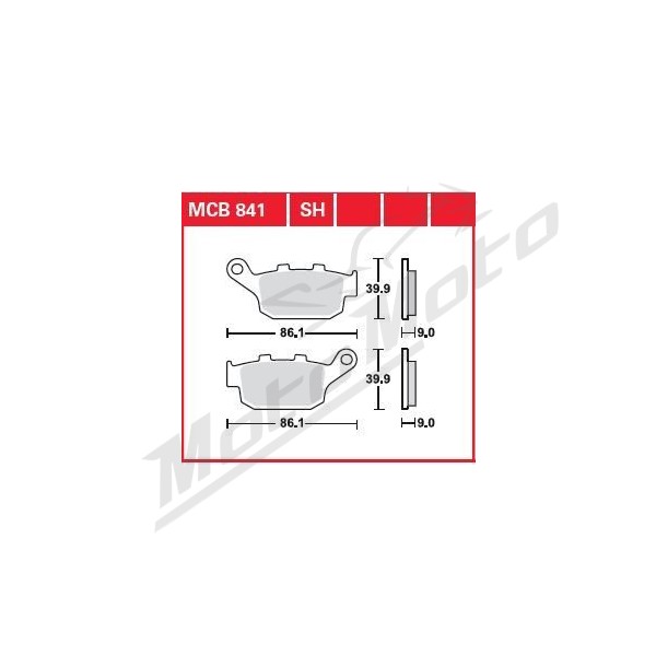 TRW All Round Sintered Metal Brake Pads Honda / Suzuki 250-750cc 09-24