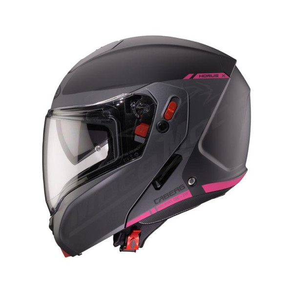 Flip-up Helmet Caberg Horus X Ray model Matte Black/Gray/Pink