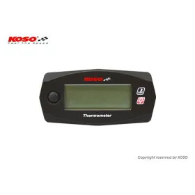 KOSO Mini-4 Dvigubas termometras 69,8 x 34,4 x 17,2 mm