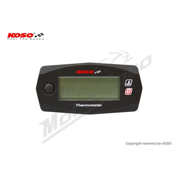 KOSO Mini-4 Dvigubas termometras 69,8 x 34,4 x 17,2 mm