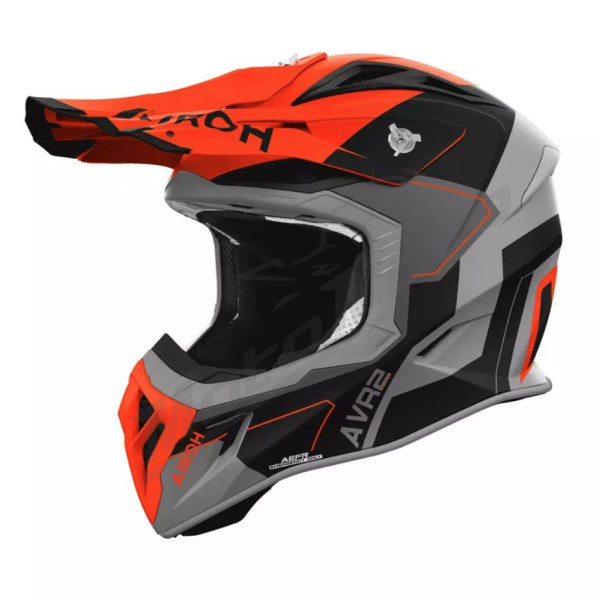 AIROH Aviator Ace II Motocross Helmet Orange Matte