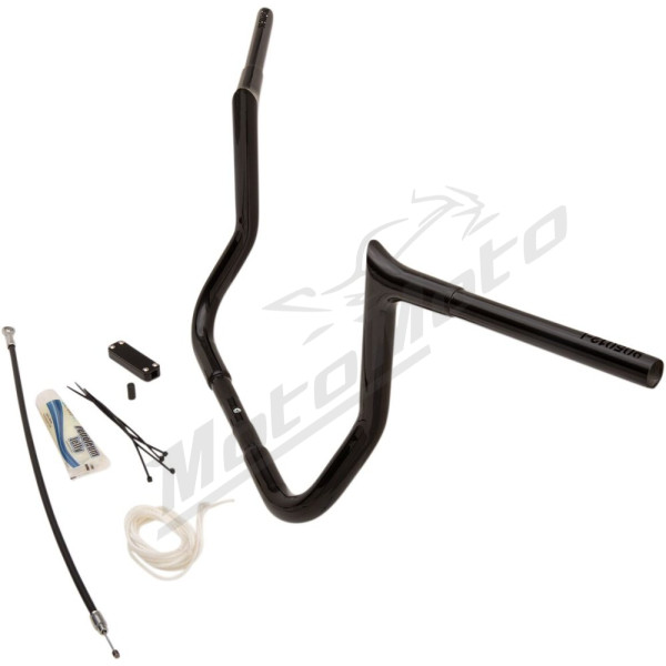 FAT BAGGERS INC. PointedTop Handlebar Kit Black 91.5x30.5cm Harley Davidson FLHT / FLHTC / FLHTCUTG / FLHTK 1584-1690 08-13