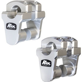 ROX SPEED FX Pivoting Handlebar Risers Bar Clamps 28,6mm Rise: 50,8mm BMW / Ducati / Honda / Kawasaki / KTM / Moto Guzzi / Triumph / Yamaha 250-1700 77-24