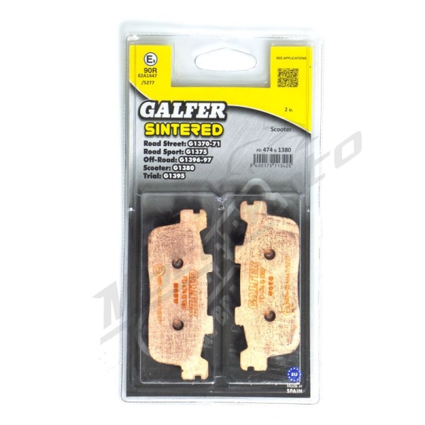 GALFER HH Sintered Brake Pads Kymco K-XCT / PEOPLE / XCITING 125-300cc 05-16