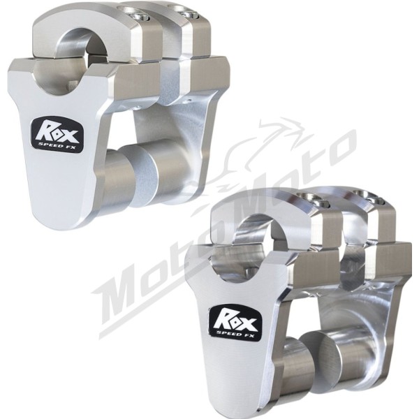 ROX SPEED FX Pivoting Handlebar Risers Bar Clamps 28,6mm Rise: 50,8mm BMW / Ducati / Honda / Kawasaki / KTM / Moto Guzzi / Triumph / Yamaha 250-1700 77-24