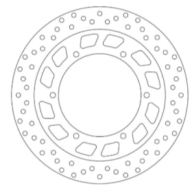 Newfren front/rear brake disc Yamaha XV / XVS / GTS / FJ / Vmax / FJR / XTZ 125-1300cc 83-19