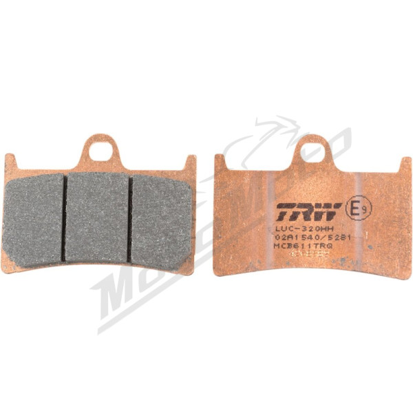 TRW TRQ Brake Pad Sintered Race Yamaha BT / FZ / FZS / MT / TZR / XJR / XSR / YZF / YFZ-R 600-1300cc 89-20