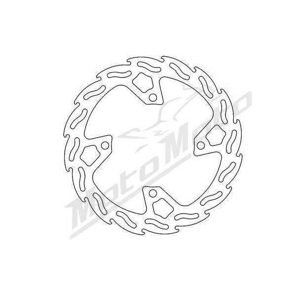 Moto-Master Galinis stabdžių diskas 250mm Bimota / Kawasaki 250-450cc 19-26
