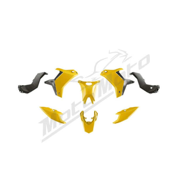 Racetech Plastic Set YAMAHA TENERE 700 25-26 Yellow/Black