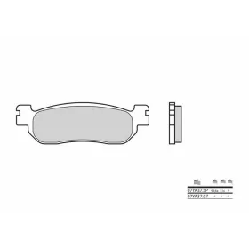 BREMBO Street Carbon Ceramic Brake pads ​​​​​​​YAMAHA TW / XG / XT 125-250cc 1999-2016