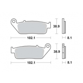 BRAKE PADS FERODO FDB570P / MCB598 STANDARD PLATINUM