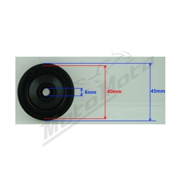 Grandinės įtempėjo ratukas universalus 45x6x2,5mm