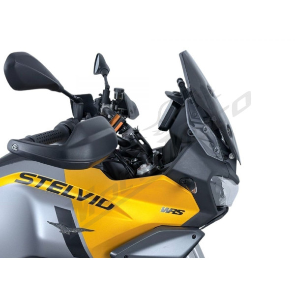 WRS Windscreen Sport W/ Radar Dark Smoke Moto Guzzi Stelvio 1000 ABS 24-25