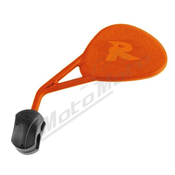 V PARTS Enduro Left Mirror Universal - Orange (1pc)