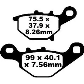EBC FA401TT Sport Carbon Fusion Brake Pads Rear Suzuki RM 85 05-23